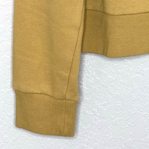 United by Blue Women's Logo Waves Curry Soft Organic Sweatshirt Size Medium NEW! - Picture 3 of 10